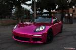 Porsche Panamera Pink Chrome by Impressive Wrap 2016 года